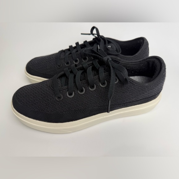 Allbirds Wool Piper WP2 Shoes Mens Size 11 Black Wool Lace Up Comfort Sneakers - Picture 2 of 11